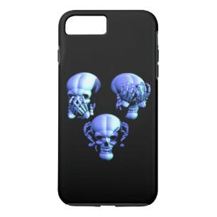 Ver Oír No Hablar Mal Skulls Funda para iPhone 7