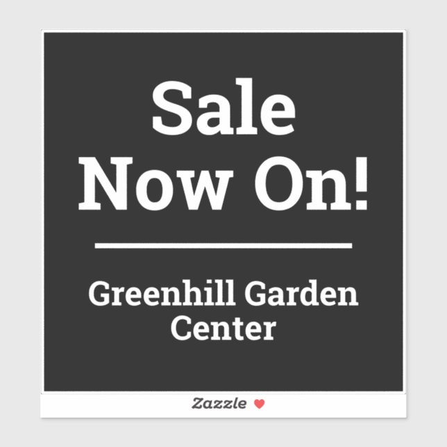 Ver Pegatina de venta o tienda (Hoja)