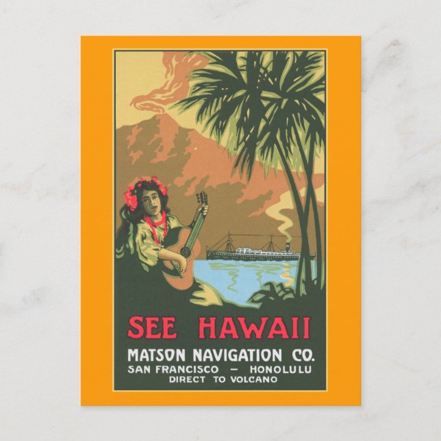 Ver postal de Hawaii (Anverso)