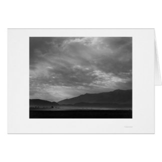 Ver SW sobre Manzanar, tormenta de polvo 1943