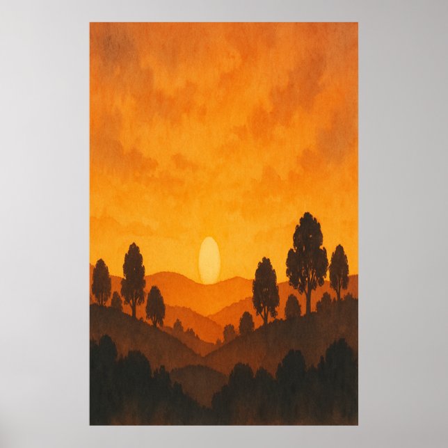 Verano 10, horizonte de agosto, impresión estacion (Frente)