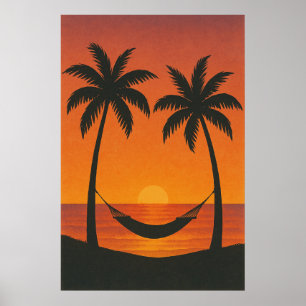 Verano 4, atardecer sobre lavanda, impresión estac