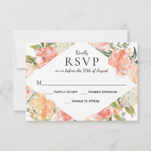 Verano acuarela Floral Medley RSVP