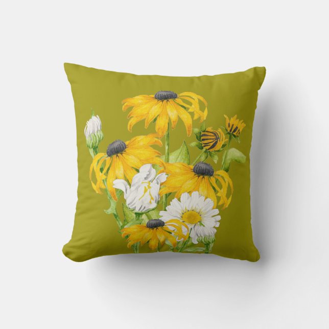 Verano alegre en un Cojín decorativo (Anverso)