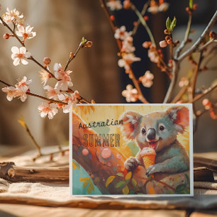 Verano australiano, personalizable de tarjetas koa