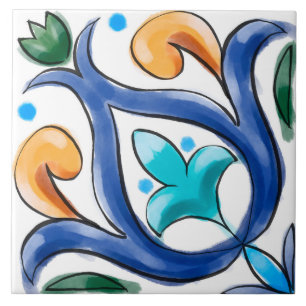 Verano, azulejos sicilianos, majólica,