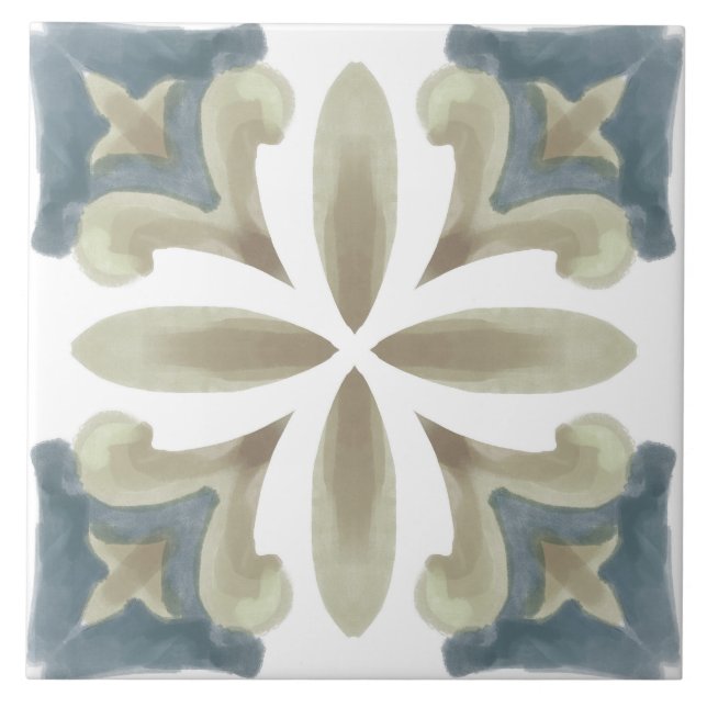 Verano, baldosas sicilianas, mayólica, cerámica (Frente)