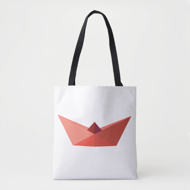 Verano, barco Gorra de origami, bolsa de tocador d (Anverso)
