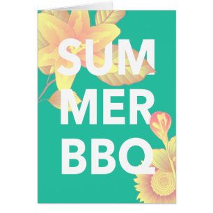 VERANO BBQ floral brillante