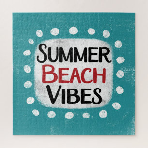 Verano Beach Vibes Jigsaw Puzzle