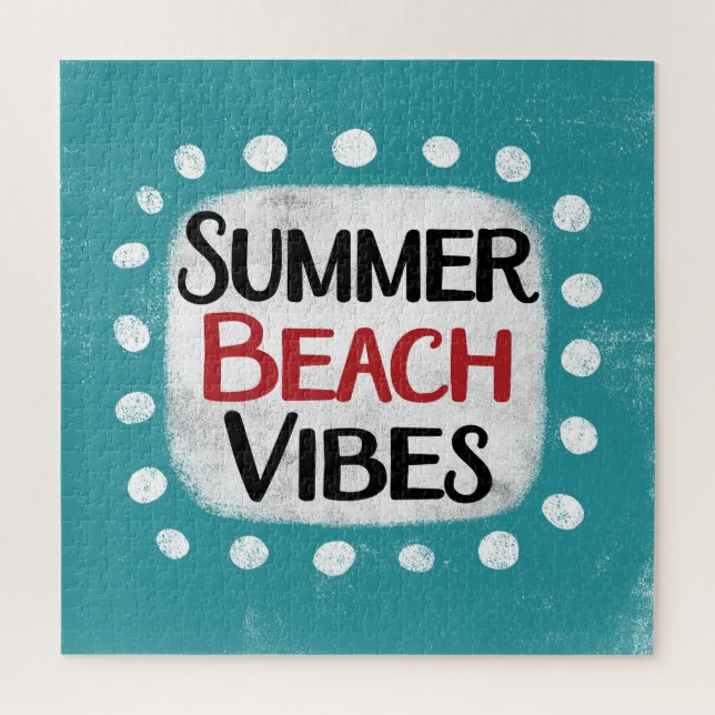 Verano Beach Vibes Jigsaw Puzzle (Vertical)