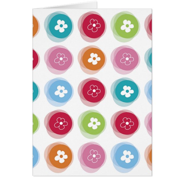 Verano Cute Daisy Flower Fuzzy Dots Colorful Fun (Frente)