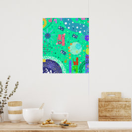 Verano de Espuma de Mar: Arte Abstracto 