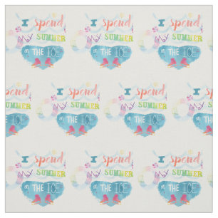 Verano de la tela del patinaje artístico