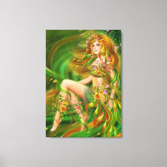 "Verano" de lienzo (Anverso)