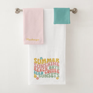 Verano Diciendo Retro Beach Helado Café Sunsets