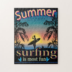 Verano - El Surf Es El Rompecabezas Más Divertido