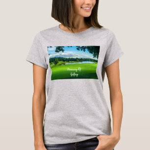 Verano En La Camiseta Del Campo De Golf