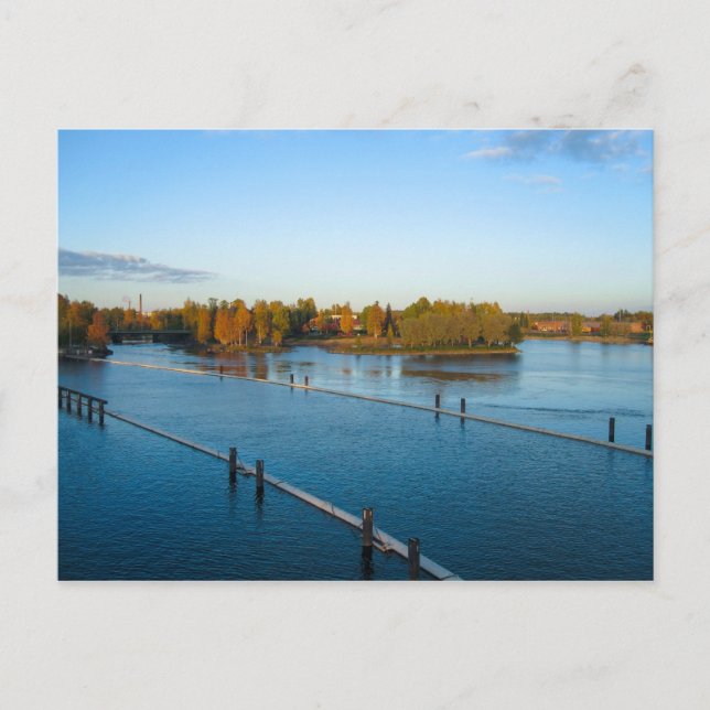 Verano en la postal de Joensuu (Anverso)