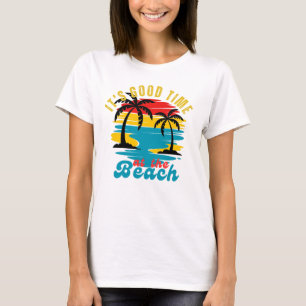 Verano es buen momento en camiseta de playa