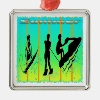 Verano - ornamento de los deportes acuáticos