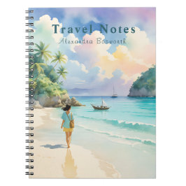 Verano personalizado en el cuaderno de viajes de p