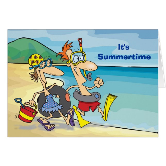 Verano - playa (Anverso (Horizontal))