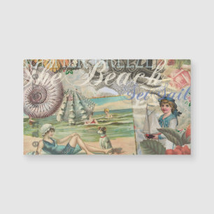 verano playa vintage pulpo antigüedades vela