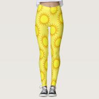 Verano Sunshine Sol Amarillo Suns Sunny Day Leggin