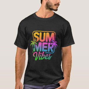Verano Vibes divertido Retro Playa Vibe Camiseta g
