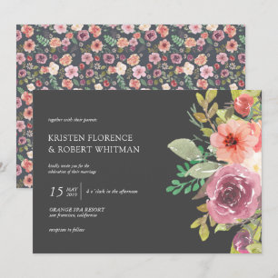 Verano vibrante   Invitación a la boda