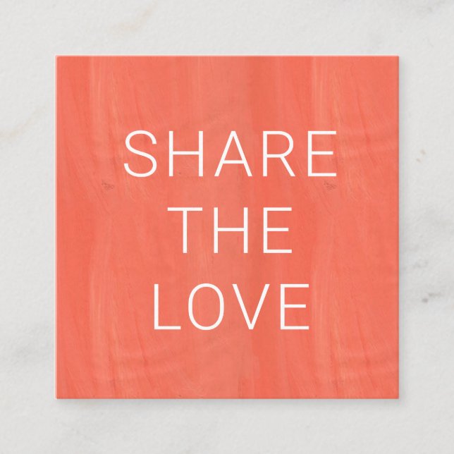 Verano vibrante | Tarjeta de fidelidad (Anverso)