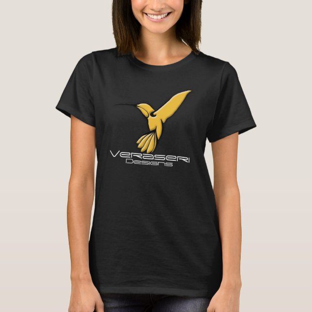 Veraseri diseña el negro de las mujeres. Camiseta (Anverso)