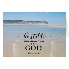 Verbo de la Biblia Permanezca y sepa que soy la ta