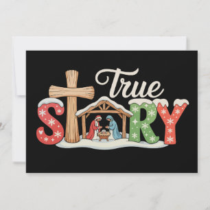 Verdadera Historia Natividad Navidad Jesús Xmas Cr
