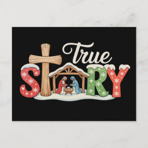Verdadera Historia Natividad Navidad Jesús Xmas Cr