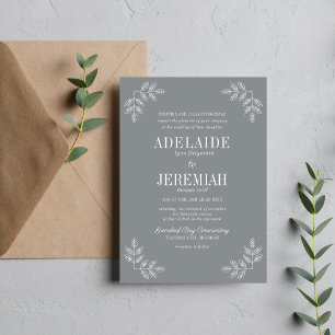 Verdadera sencillez 6 Invitación a casamiento de p