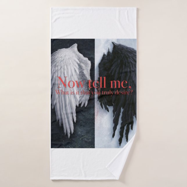 Verdaderamente deseo (Toalla de baño)