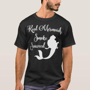 Verdaderas sirenas ahuman camiseta con algas marin