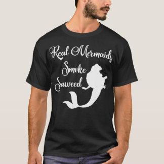 Verdaderas sirenas ahuman camiseta con algas marin