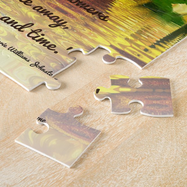 Verdadero amigo Sunflower Jigsaw Puzzle (Lado)