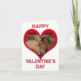 Verdadero Amor Caballos Corazón Rojo de Conversaci