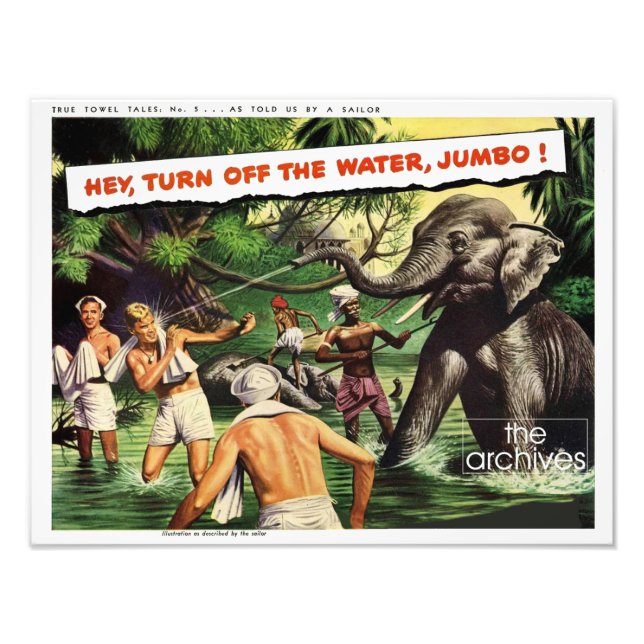 Verdadero cuentos de toalla No. 5 de 6 fotos impre (Frente)