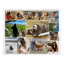 Verdadero Knight Calendario belga de perros y perr