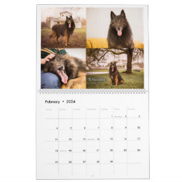 Verdadero Knight Calendario belga de perros y perr