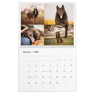 Verdadero Knight Calendario belga de perros y perr