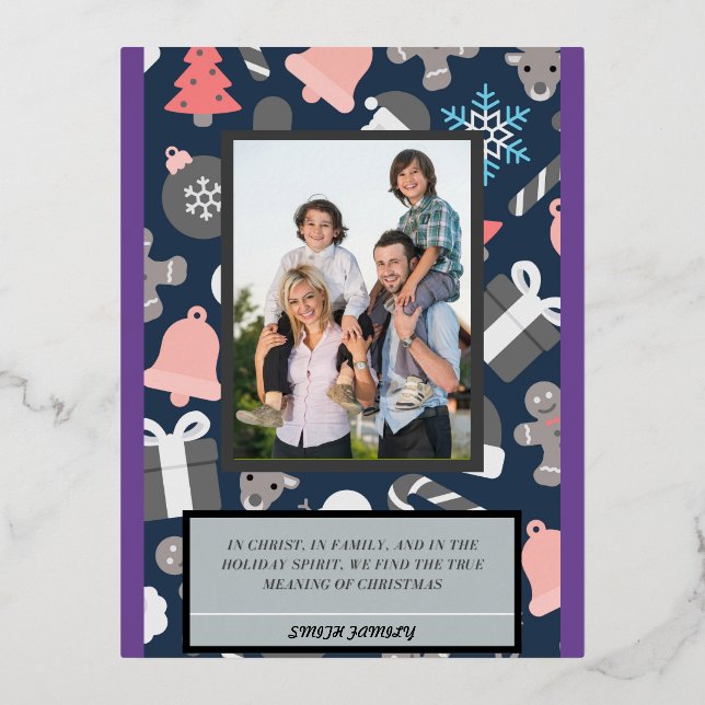 Verdadero significado de la tarjeta de Navidades (Anverso)