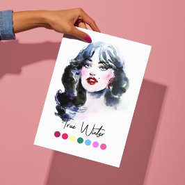 Verdadero tipo de invierno Arte de análisis estaci