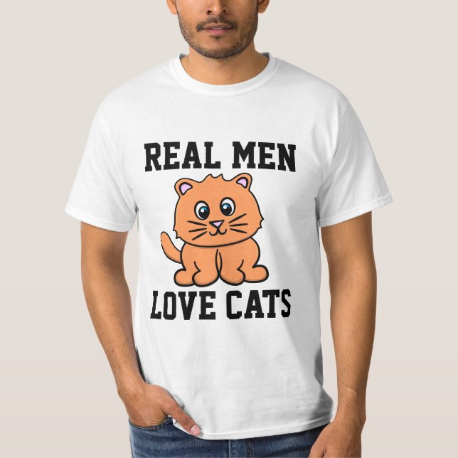 VERDADEROS HOMBRES AMANTES CAMISETAS CAT (Anverso)