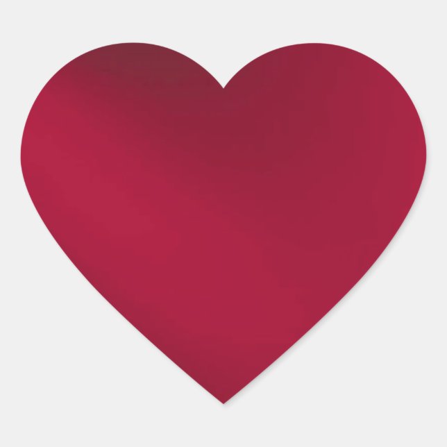 Verdaderos sellos y Pegatinas del corazón rojo (Anverso)